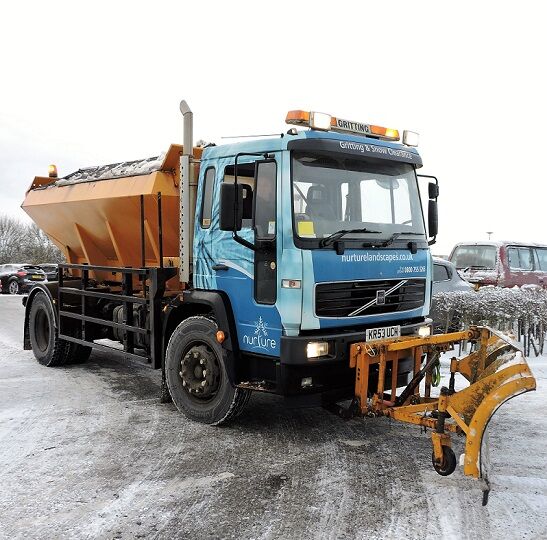 Winter Gritting Services for paths and car parks