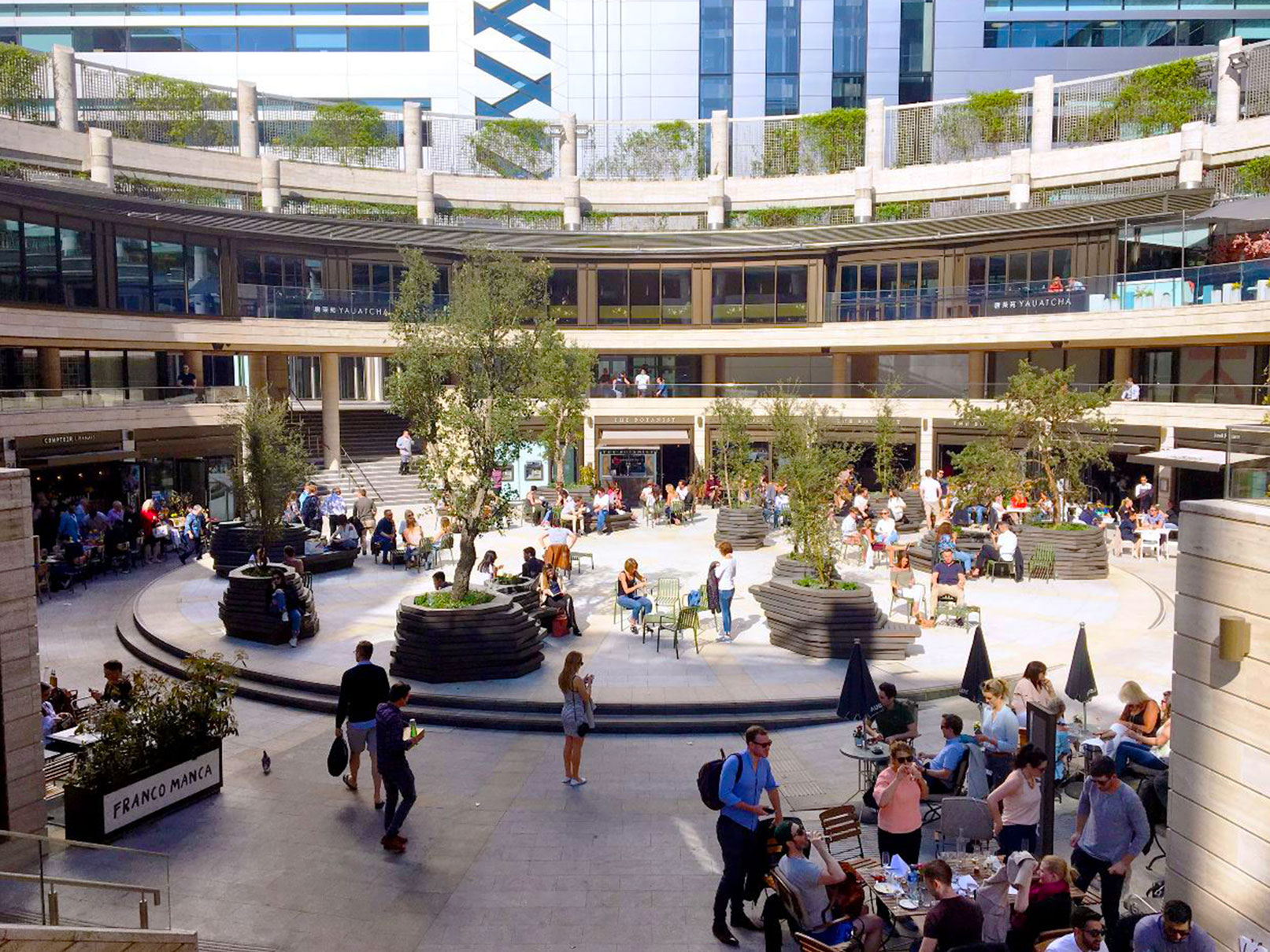 commercial external planting for retail spaces