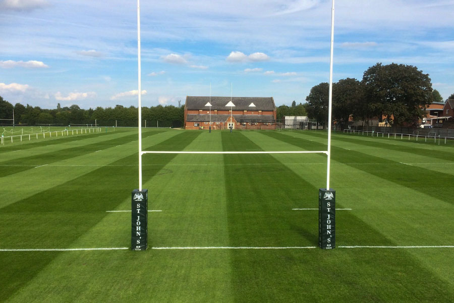 landscape construction sports pitch