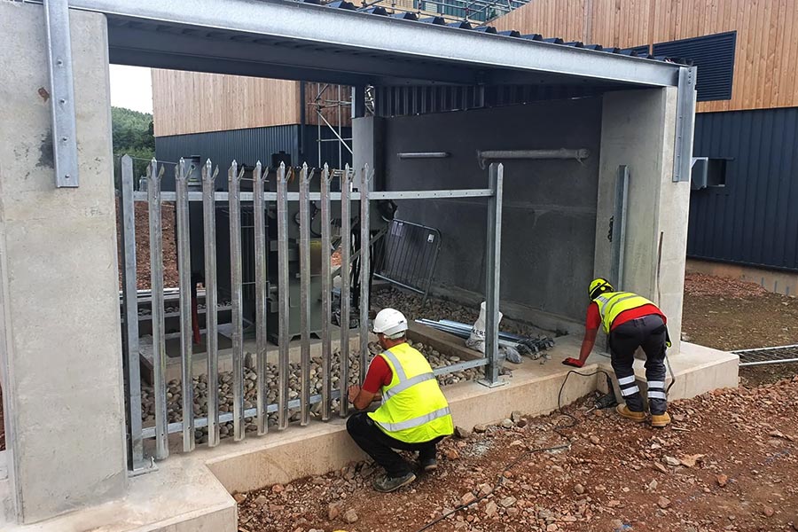 utilities sector minor fencing services