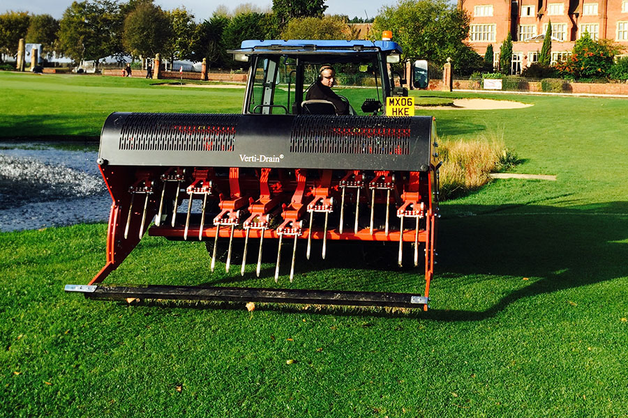 aeration drainage management sport field maintenance