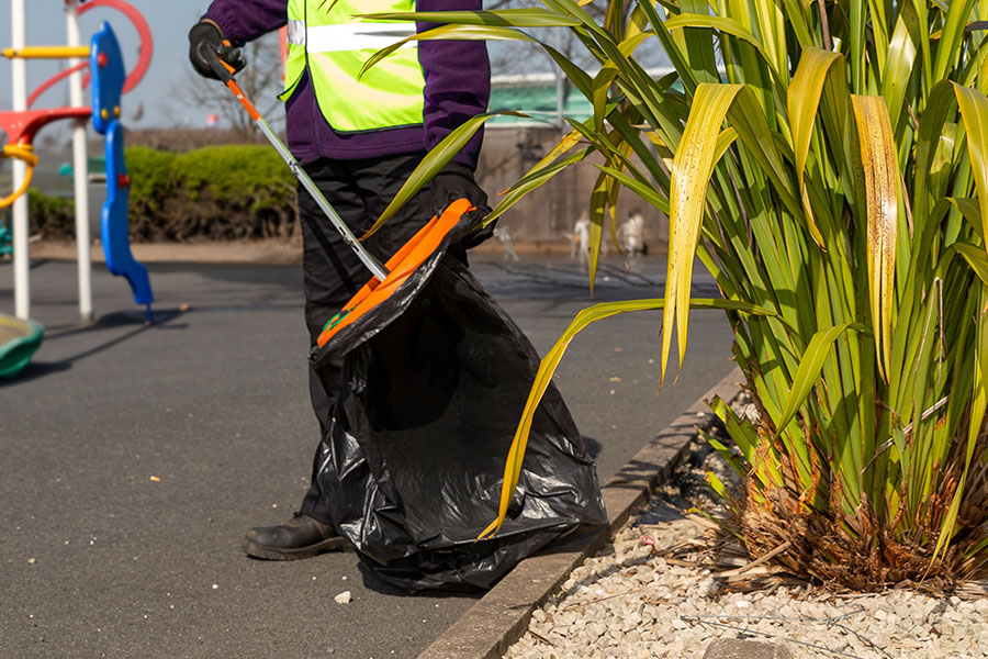 playground cleaning services litter picking