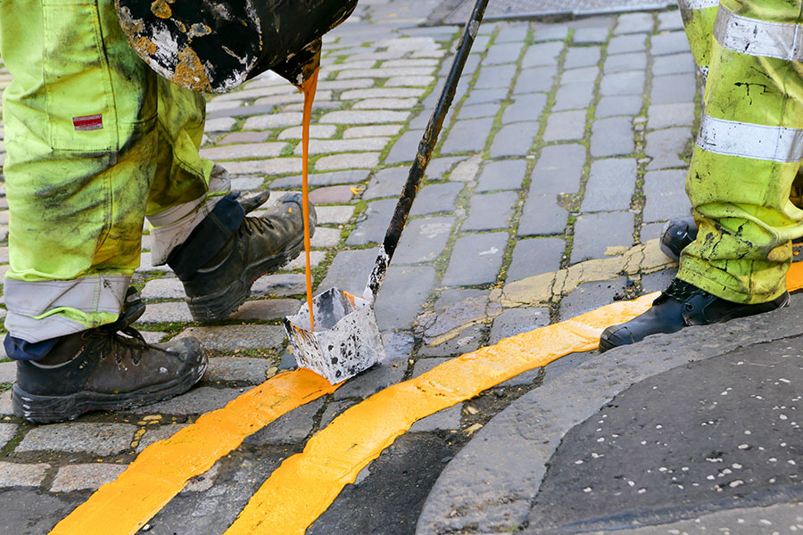 road line marking services