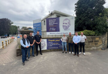 Gavin Jones deliver gardens for Rob Burrow Centre for MND