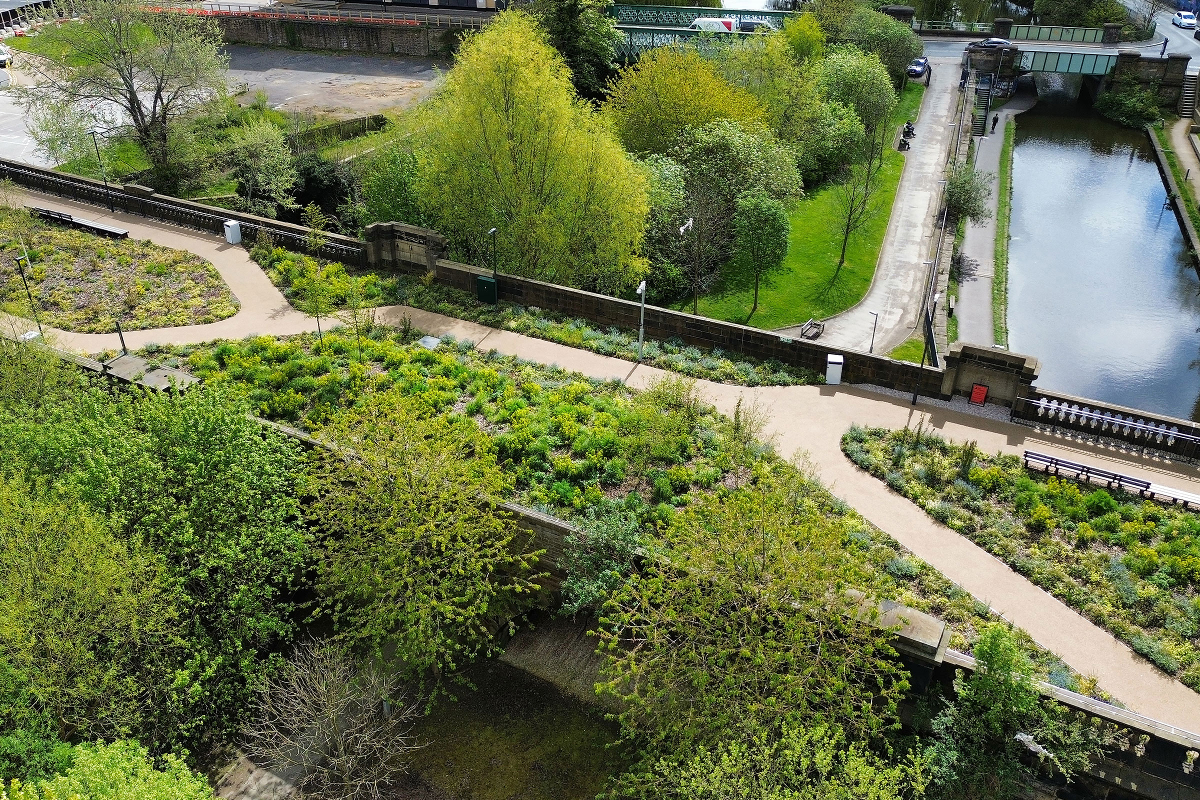 landscape contractor soft landscaping project in Leeds