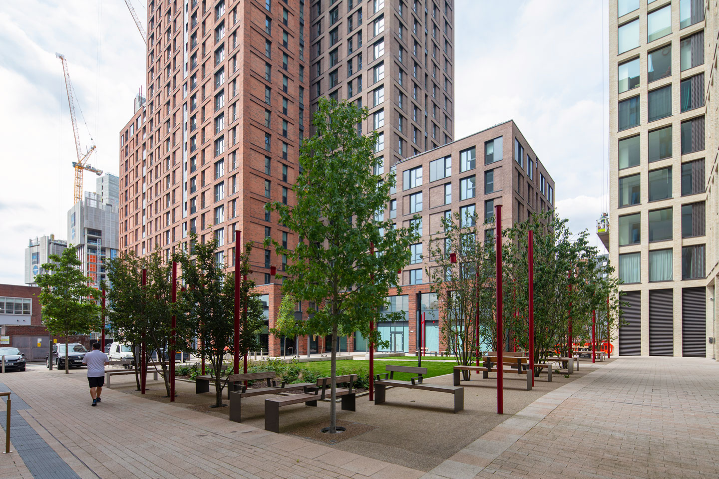 manchester public square landscape construction