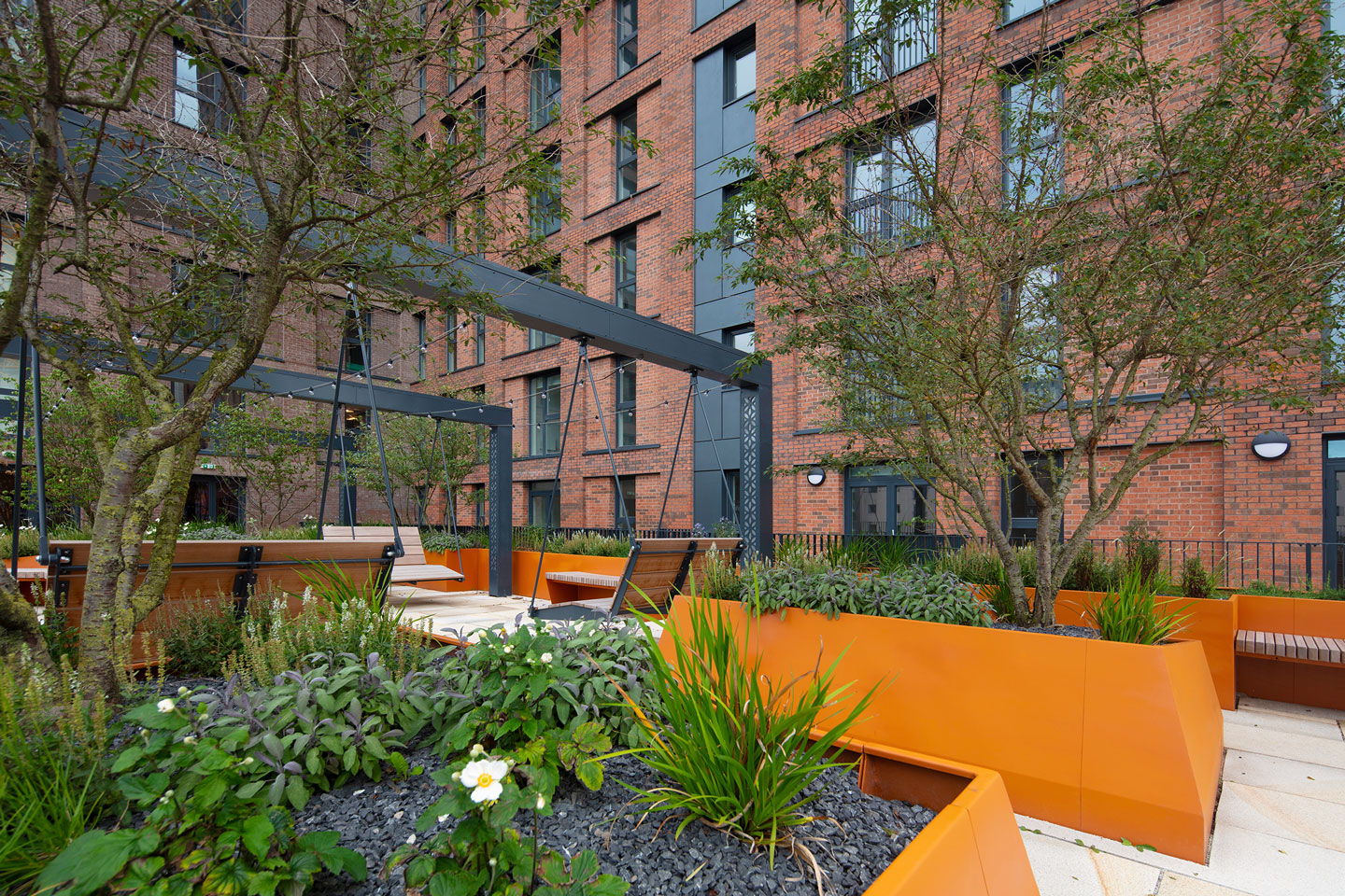 landscape construction roof terrace landscape design