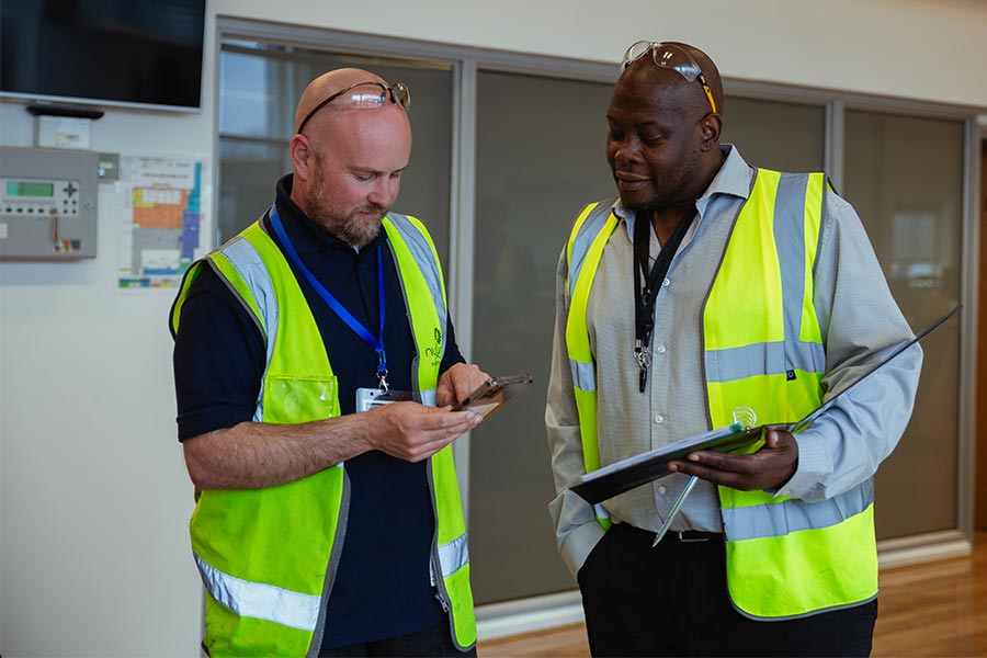 Nurture Pest Control technician providing professional cockroach post extermination advice