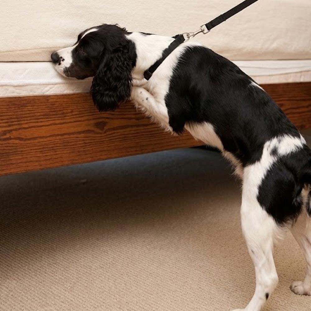 detection dog alerting to bed bug activity